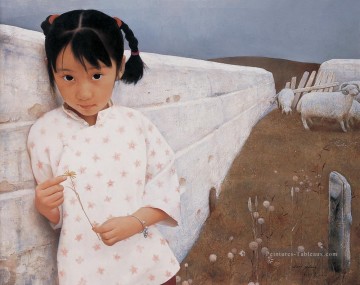 Yimeng Kid 1994 WYD chinois filles Peinture à l'huile